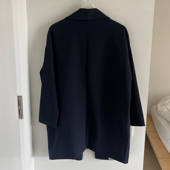 revolve long blazer / jacket - navy, one size - Picture 3 of 7